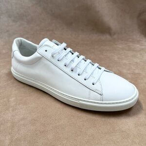 New Oliver Cabell Men’s Low 1 Sneakers Shoes White Italian Calfskin Leather 42 9